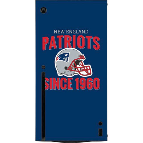 NFL New England Patriots Helmet Xbox Series X Console Skin