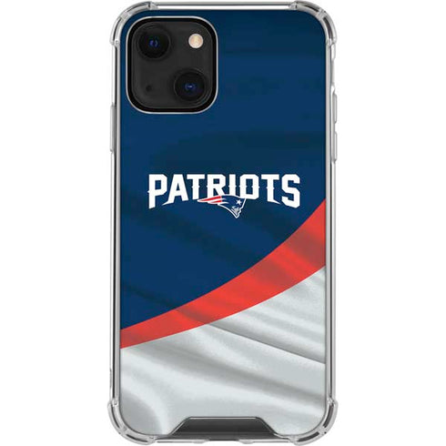 NFL New England Patriots iPhone 13 Mini Clear Case