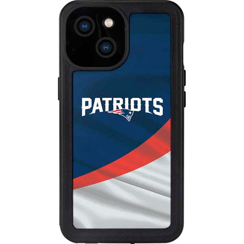 NFL New England Patriots iPhone 13 Mini Waterproof Case
