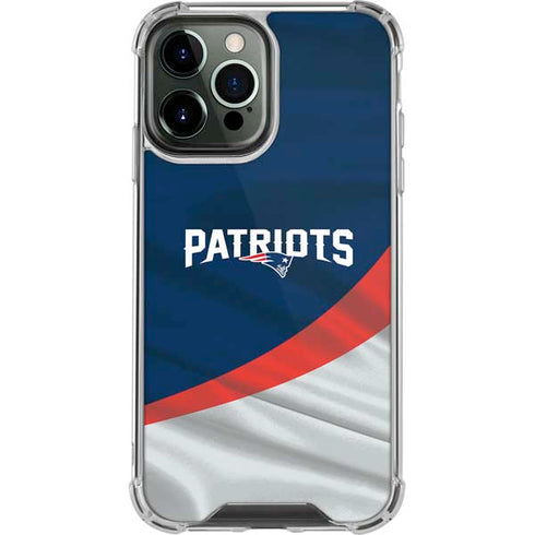 NFL New England Patriots iPhone 13 Pro Max Clear Case