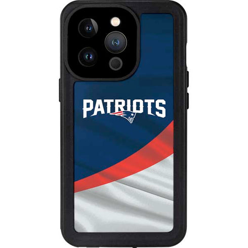 NFL New England Patriots iPhone 14 Pro Waterproof Case