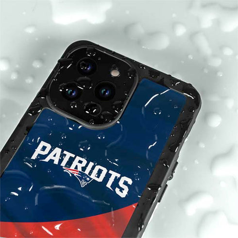NFL New England Patriots iPhone 14 Pro Waterproof Case