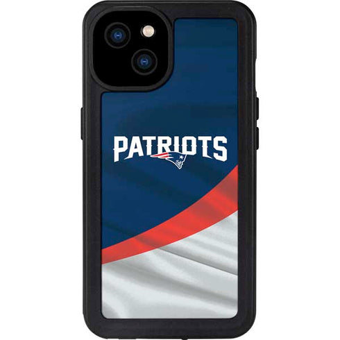 NFL New England Patriots iPhone 15 Plus Waterproof Case