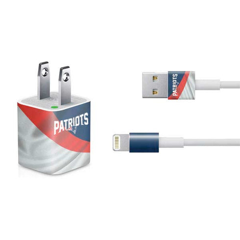 NFL New England Patriots iPhone Charger (5W USB) Skin