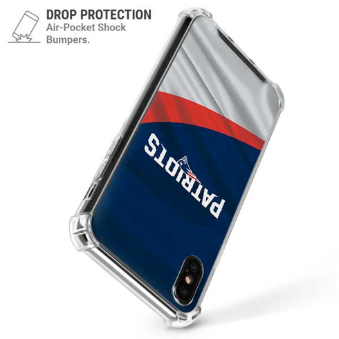 NFL New England Patriots iPhone XS Max Clear Case