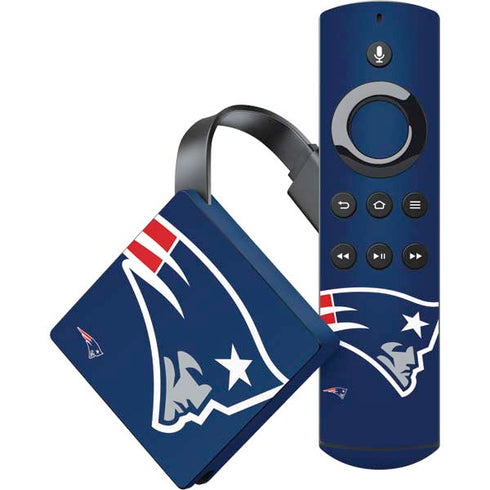 NFL New England Patriots Large Logo Amazon Fire TV Skin