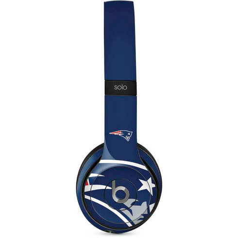 NFL New England Patriots Large Logo Beats Solo 2 Wired Skin