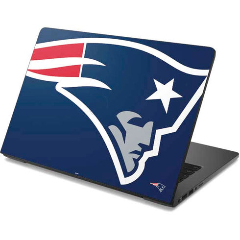 NFL New England Patriots Large Logo Dell Chromebook Skin