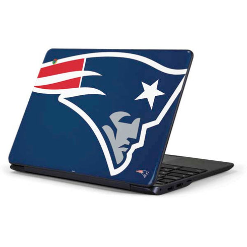 NFL New England Patriots Large Logo Samsung Chromebook Skin