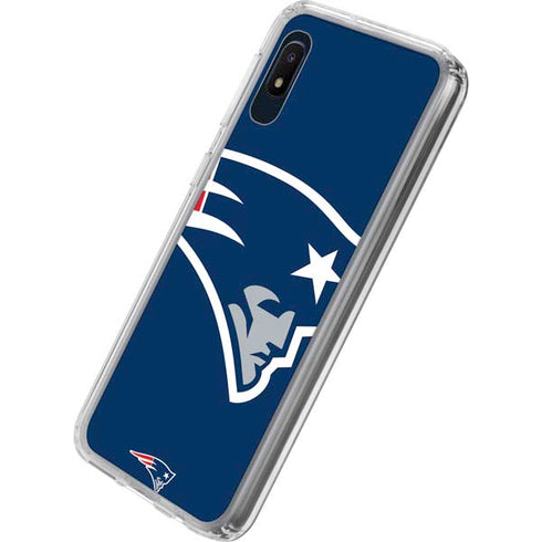 NFL New England Patriots Large Logo Galaxy A10e Clear Case