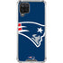 NFL New England Patriots Large Logo Galaxy A12 Clear Case