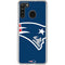 NFL New England Patriots Large Logo Galaxy A21 Clear Case