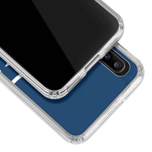 NFL New England Patriots Large Logo Galaxy A30 Clear Case