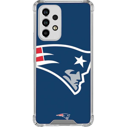 NFL New England Patriots Large Logo Galaxy A33 5G Clear Case
