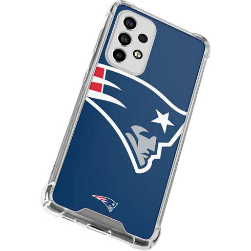 NFL New England Patriots Large Logo Galaxy A33 5G Clear Case