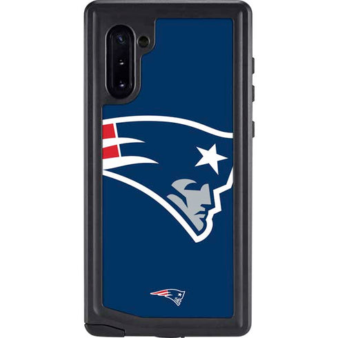 NFL New England Patriots Large Logo Galaxy Note 10 Waterproof Case