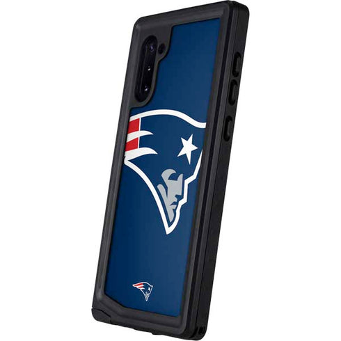 NFL New England Patriots Large Logo Galaxy Note 10 Waterproof Case