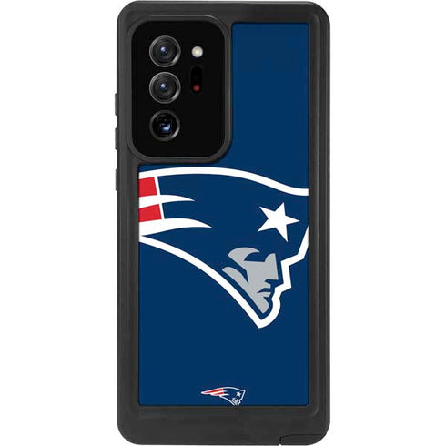 NFL New England Patriots Large Logo Galaxy Note20 Ultra 5G Waterproof Case
