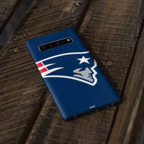 NFL New England Patriots Large Logo Galaxy S10 Skin
