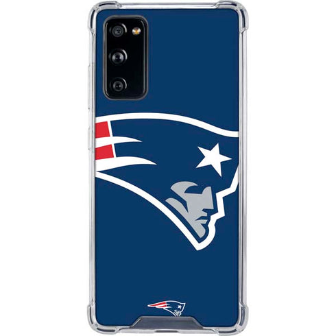 NFL New England Patriots Large Logo Galaxy S20 FE Clear Case