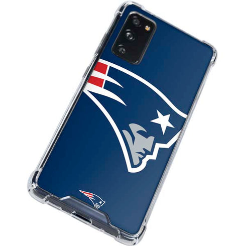 NFL New England Patriots Large Logo Galaxy S20 FE Clear Case
