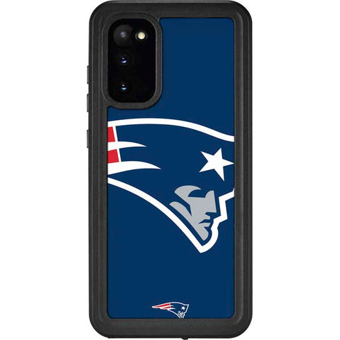 NFL New England Patriots Large Logo Galaxy S20 Waterproof Case