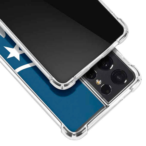 NFL New England Patriots Large Logo Galaxy S21 Ultra 5G Clear Case