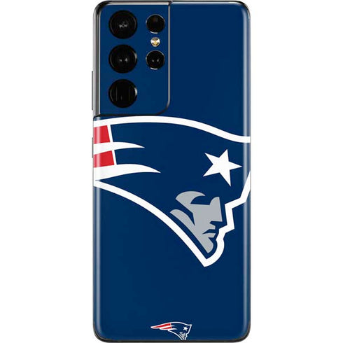 NFL New England Patriots Large Logo Galaxy S21 Ultra 5G Skin