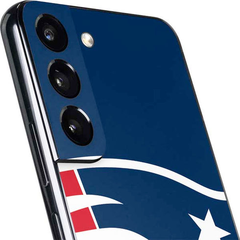 NFL New England Patriots Large Logo Galaxy S22 Skin