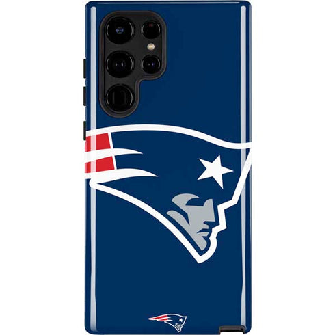 NFL New England Patriots Large Logo Galaxy S22 Ultra Pro Case