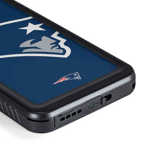 NFL New England Patriots Large Logo Galaxy S23 Waterproof Case