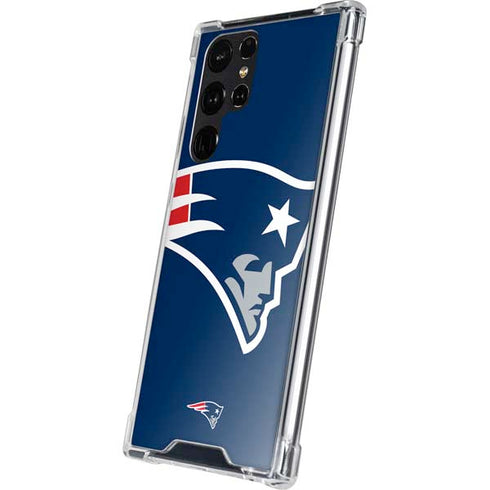 NFL New England Patriots Large Logo Galaxy S24 Ultra Clear Case