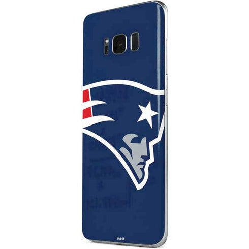NFL New England Patriots Large Logo Galaxy S8 Skin