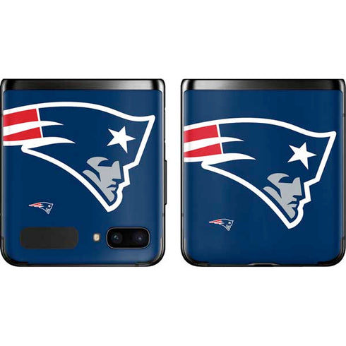 NFL New England Patriots Large Logo Galaxy Z Flip Skin