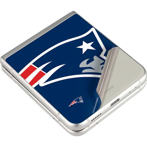 NFL New England Patriots Large Logo Galaxy Z Flip3 5G Skin