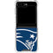 NFL New England Patriots Large Logo Galaxy Z Flip5 5G Clear Case