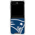 NFL New England Patriots Large Logo Galaxy Z Flip5 5G Clear Case