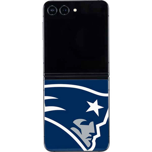 NFL New England Patriots Large Logo Galaxy Z Flip5 5G Skin