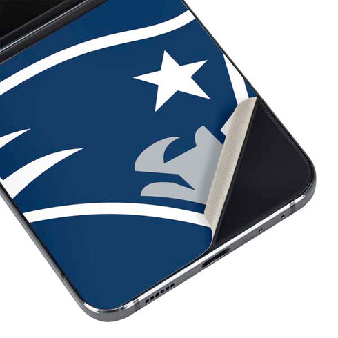 NFL New England Patriots Large Logo Galaxy Z Flip5 5G Skin