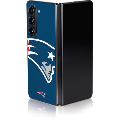 NFL New England Patriots Large Logo Galaxy Z Fold5 5G Skin