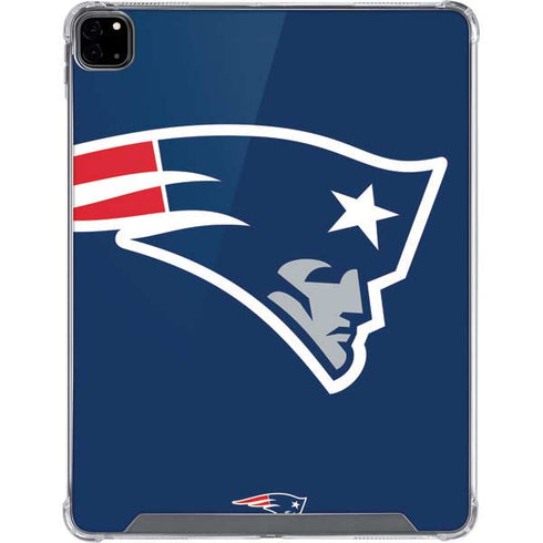 NFL New England Patriots Large Logo iPad Pro 12.9in (2020) Clear Case