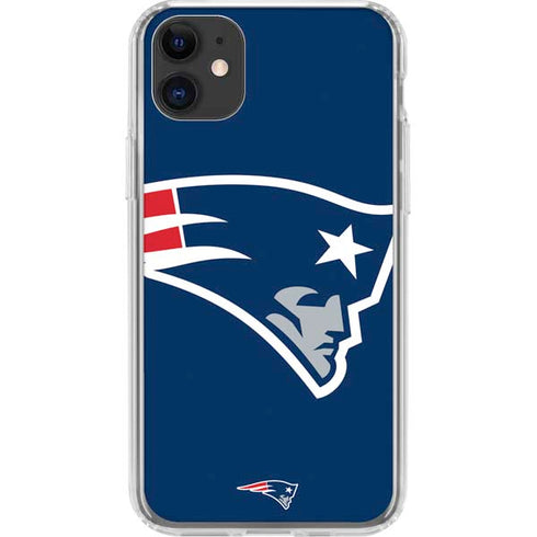 NFL New England Patriots Large Logo iPhone 11 Clear Case