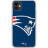 NFL New England Patriots Large Logo iPhone 11 Clear Case