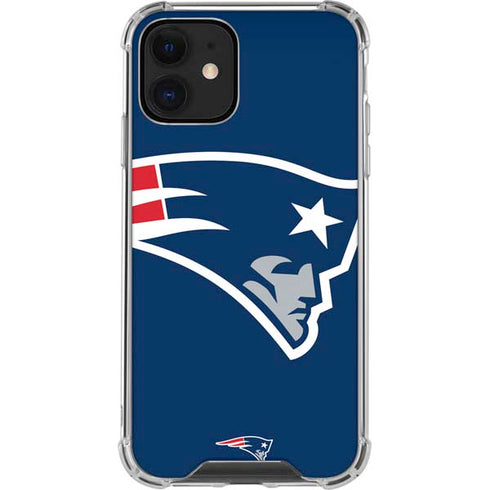 NFL New England Patriots Large Logo iPhone 12 Mini Clear Case