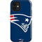 NFL New England Patriots Large Logo iPhone 12 Mini Impact Case