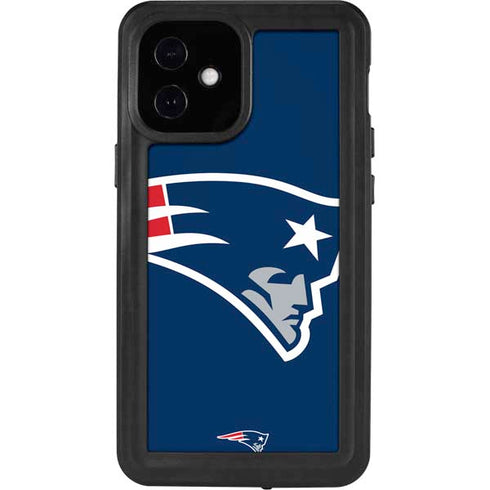 NFL New England Patriots Large Logo iPhone 12 Mini Waterproof Case