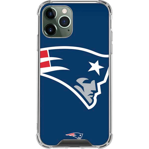 NFL New England Patriots Large Logo iPhone 12 Pro Clear Case