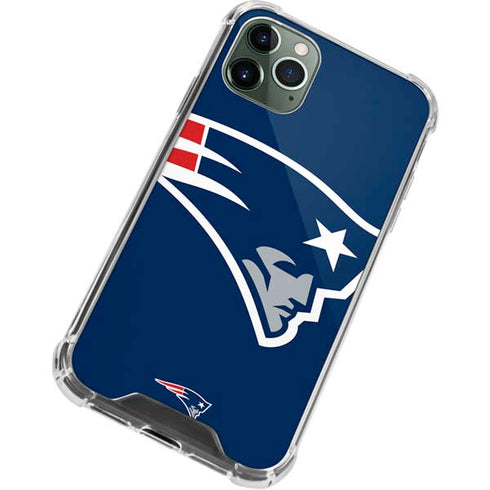 NFL New England Patriots Large Logo iPhone 12 Pro Clear Case