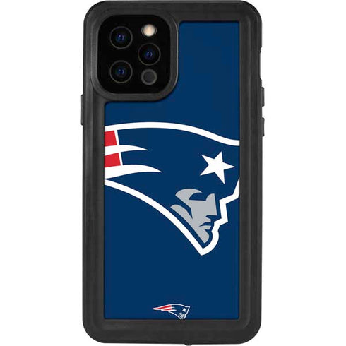 NFL New England Patriots Large Logo iPhone 12 Pro Waterproof Case