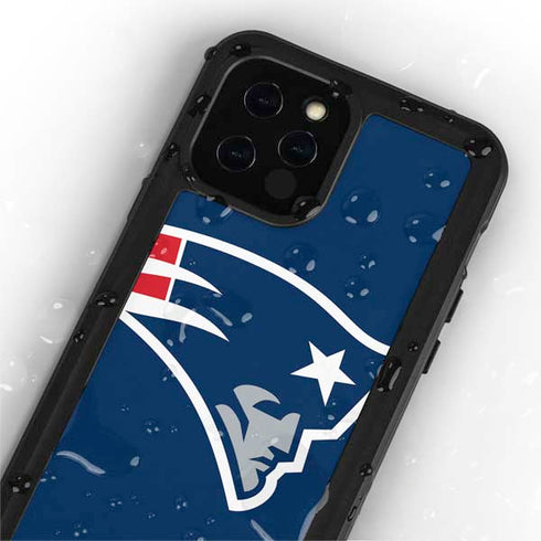 NFL New England Patriots Large Logo iPhone 12 Pro Waterproof Case